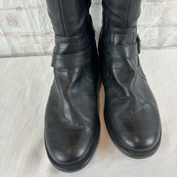 BareTraps Women's 11 M Black Seduce Tall Zip Riding Boots - Picture 7 of 13